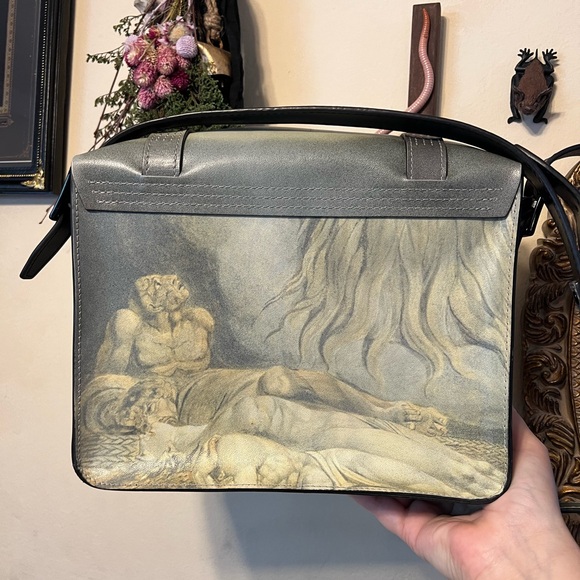 Dr. Martens Leather Willam Blake Museum Edition Satchel Crossbody bag RARE - Picture 9 of 11